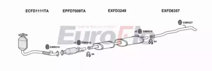 Система выпуска ОГ EuroFlo FDTRA24D 7025C